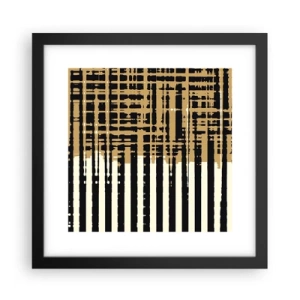 Poster în ramă neagră - Abstracție arhitecturală - 30x30 cm