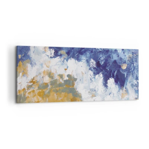Tablou pe pânză - Dansul elementelor - 100x40 cm