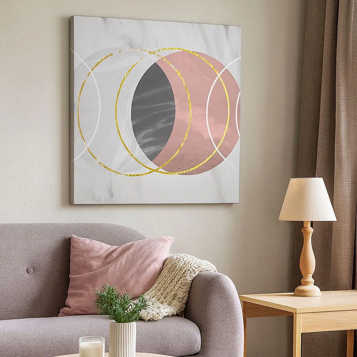 Tablou pe pânză - Muzica sferelor - 30x30 cm