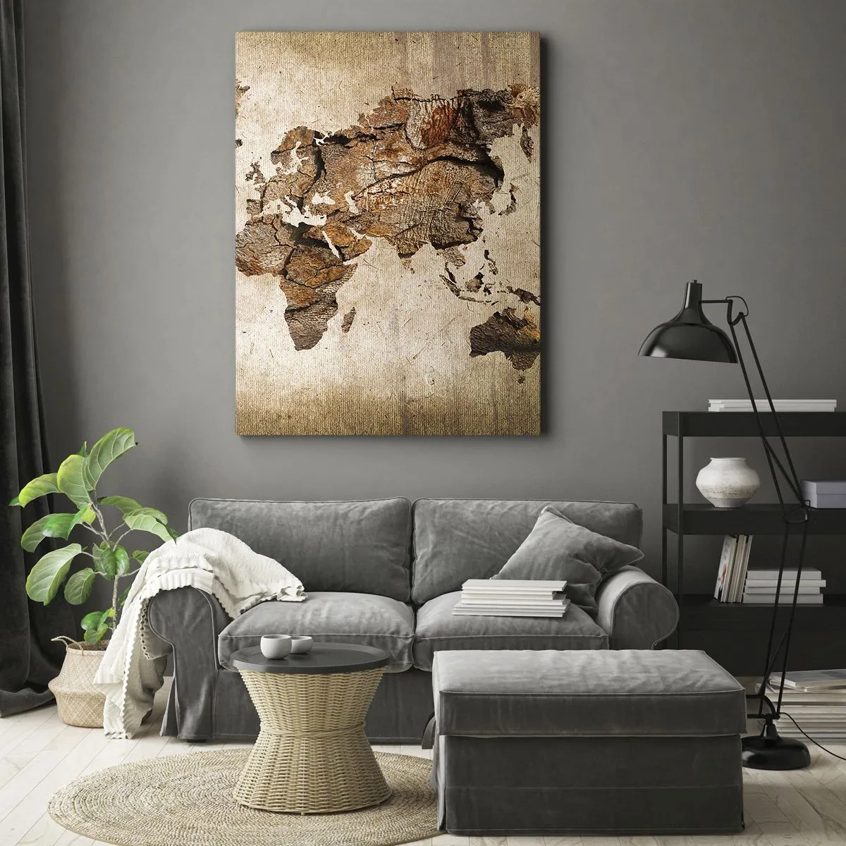 Tablou pe pânză - Descoperirea lumii - 50x70 cm