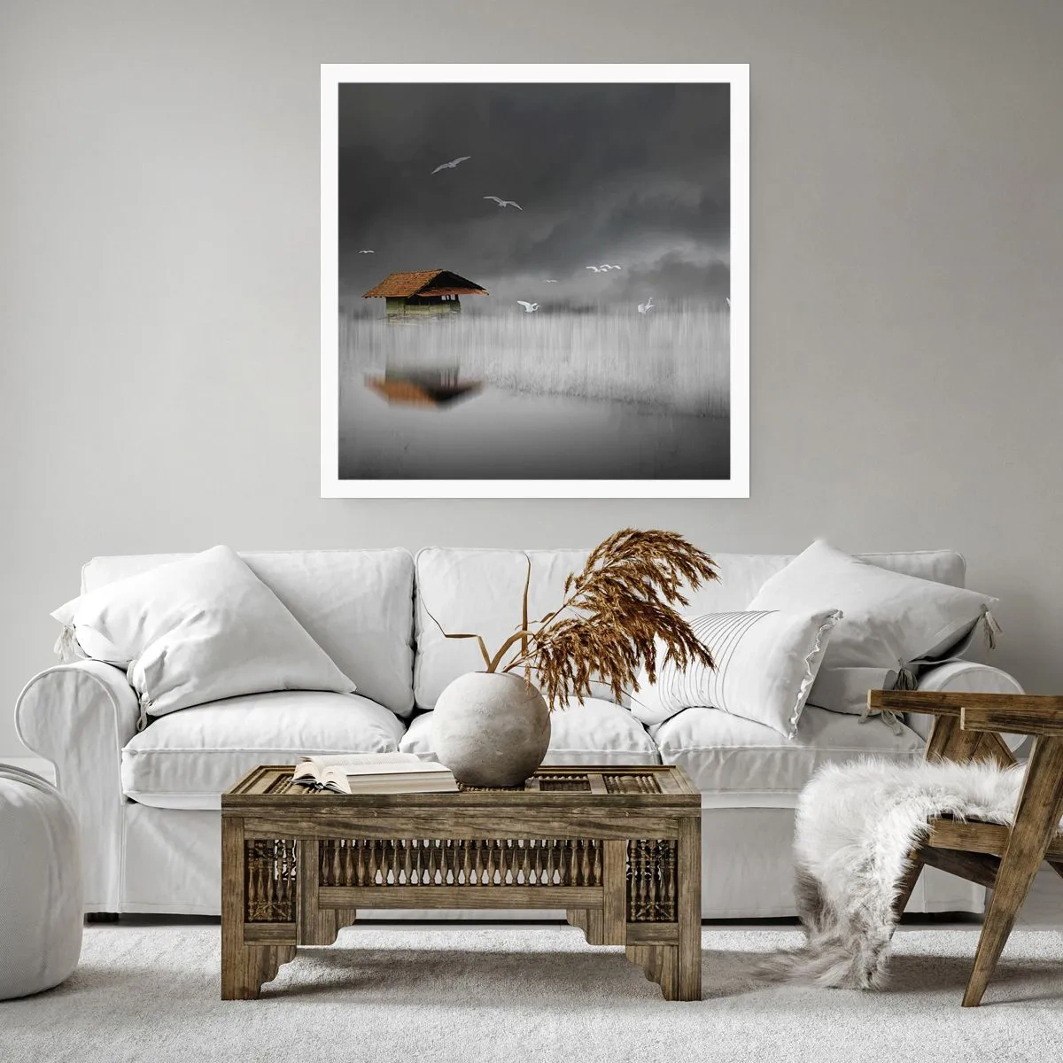 Poster - Adăpost de ploaie - 60x60 cm