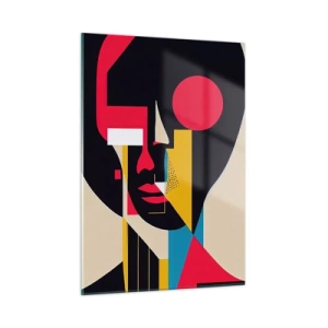 Tablou pe sticlă - Lumea ei interioară - 50x70 cm