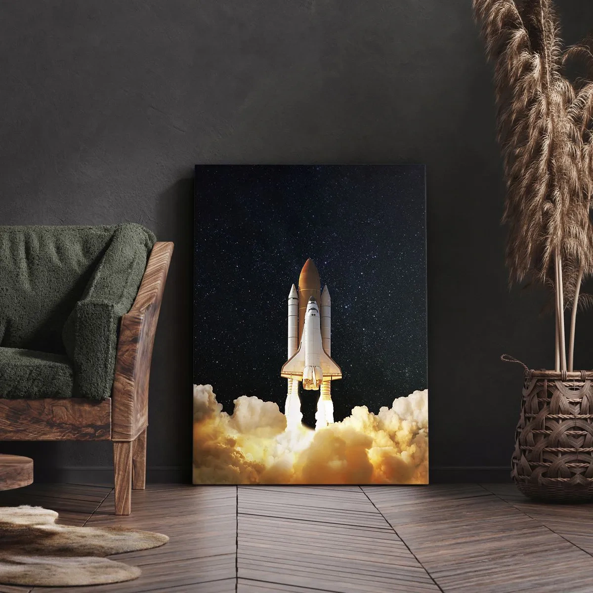 Tablou pe pânză - Ad astra! - 55x100 cm