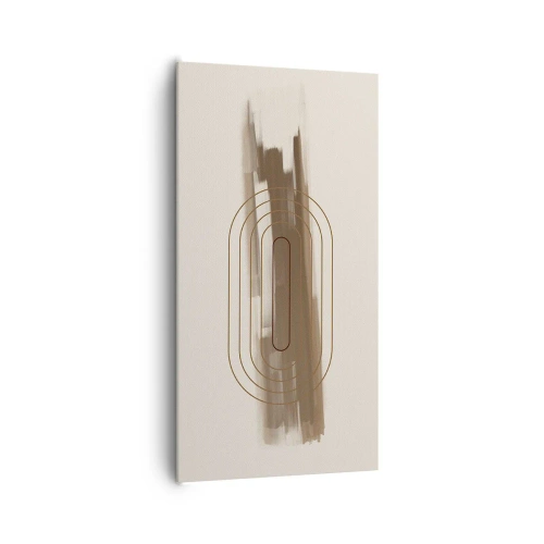 Tablou pe pânză - O adiere de gri - 65x120 cm