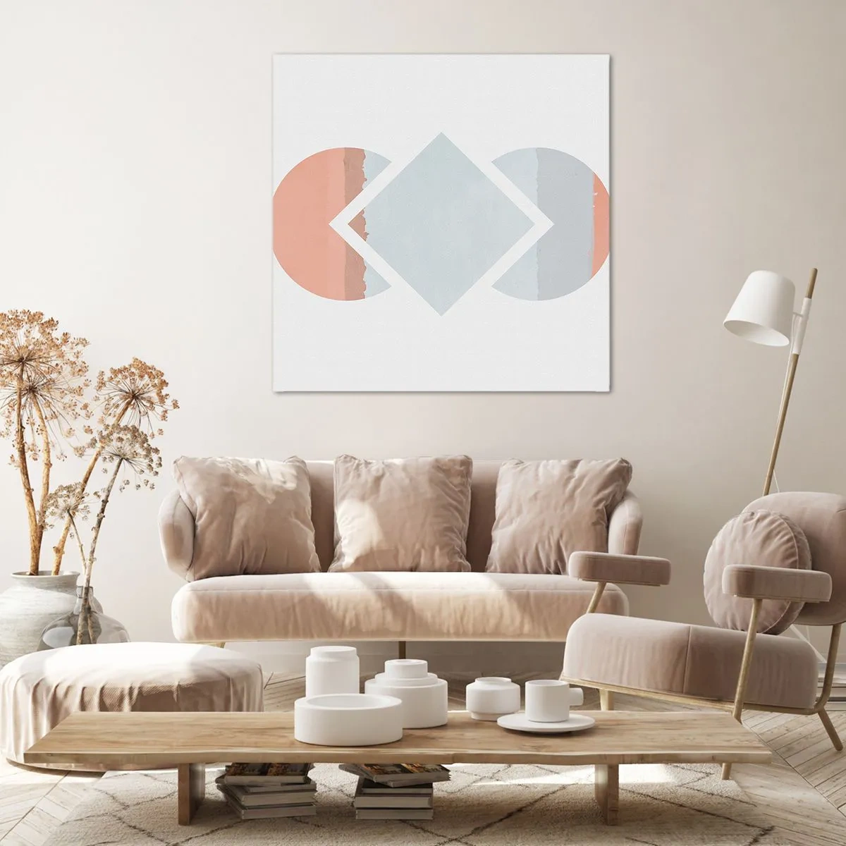 Tablou pe pânză - Situația este clară - 30x30 cm