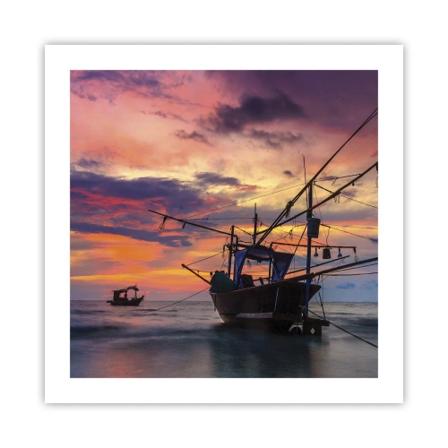 Poster - O seară exotică - 50x50 cm