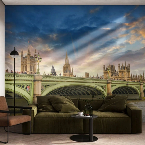Fototapetă personalizată Premium Canvas - Timpul s-a oprit în Imperiu - Oraș, Londra, Arhitectură