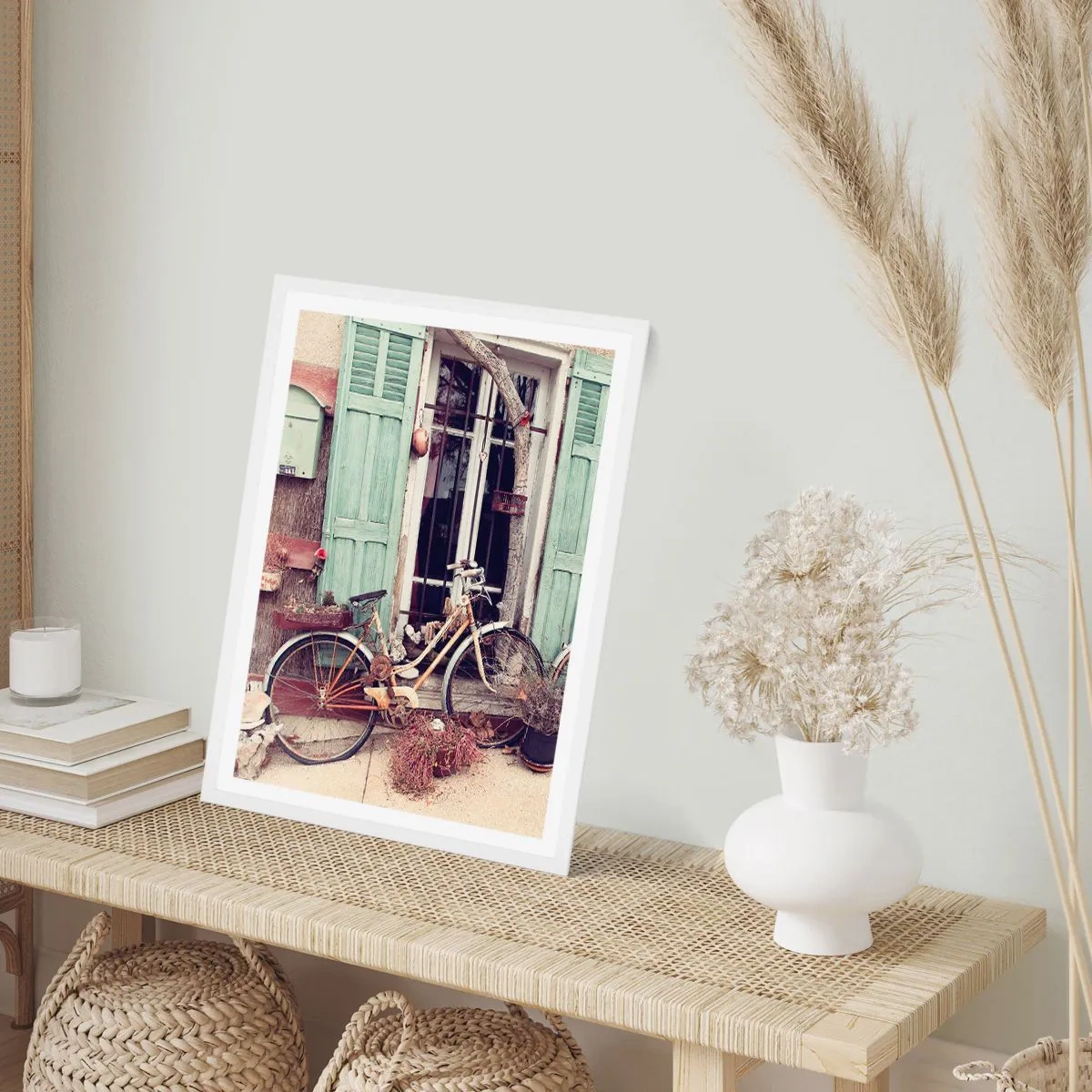 Poster în ramă albă - Trăiască provincia! - 40x50 cm