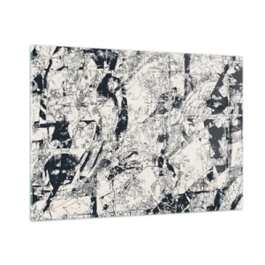 Tablou pe sticlă - Întrepătrunderea contrariilor - 100x70 cm