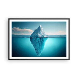 Poster în ramă neagră - Regina de gheață - 91x61 cm