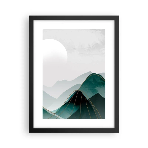 Poster în ramă neagră - Măreție deplină - 30x40 cm