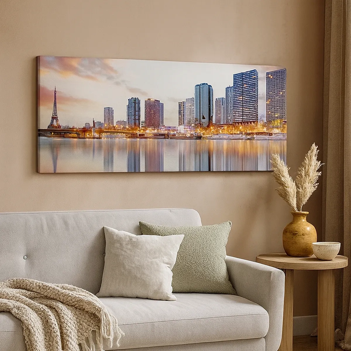 Tablou pe pânză - Calmul monumental al Parisului - 30x30 cm