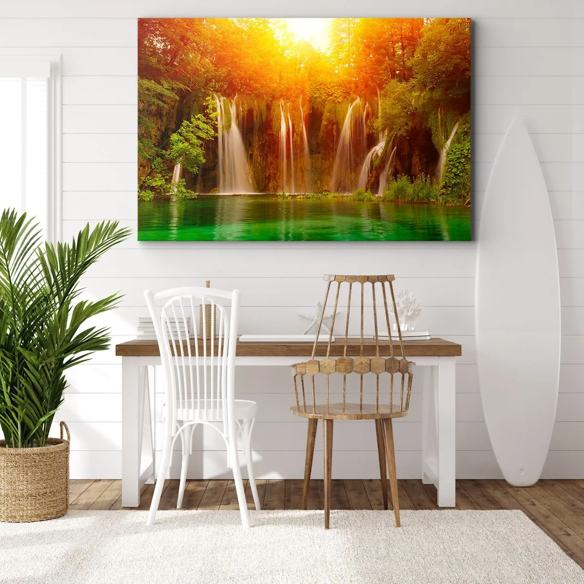Tablou pe pânză - La soare și la umbră - 120x80 cm