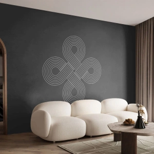 Fototapetă personalizată Premium Sand - În spirit celtic - Abstracția, Bucată, Minimalism