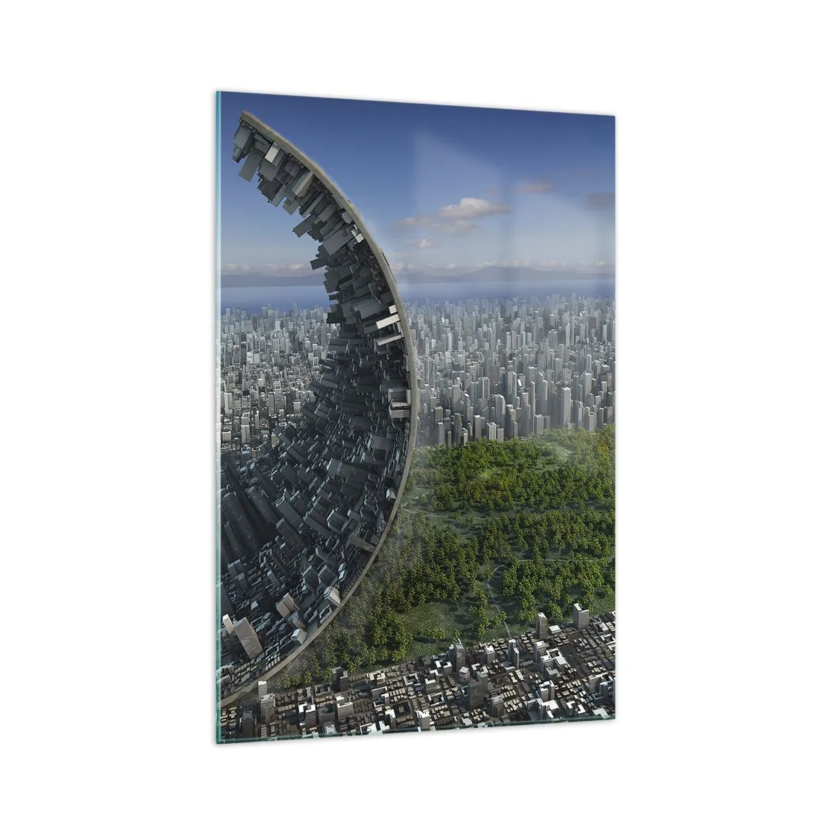 Tablou pe sticlă - Natura este eternă - 70x100 cm