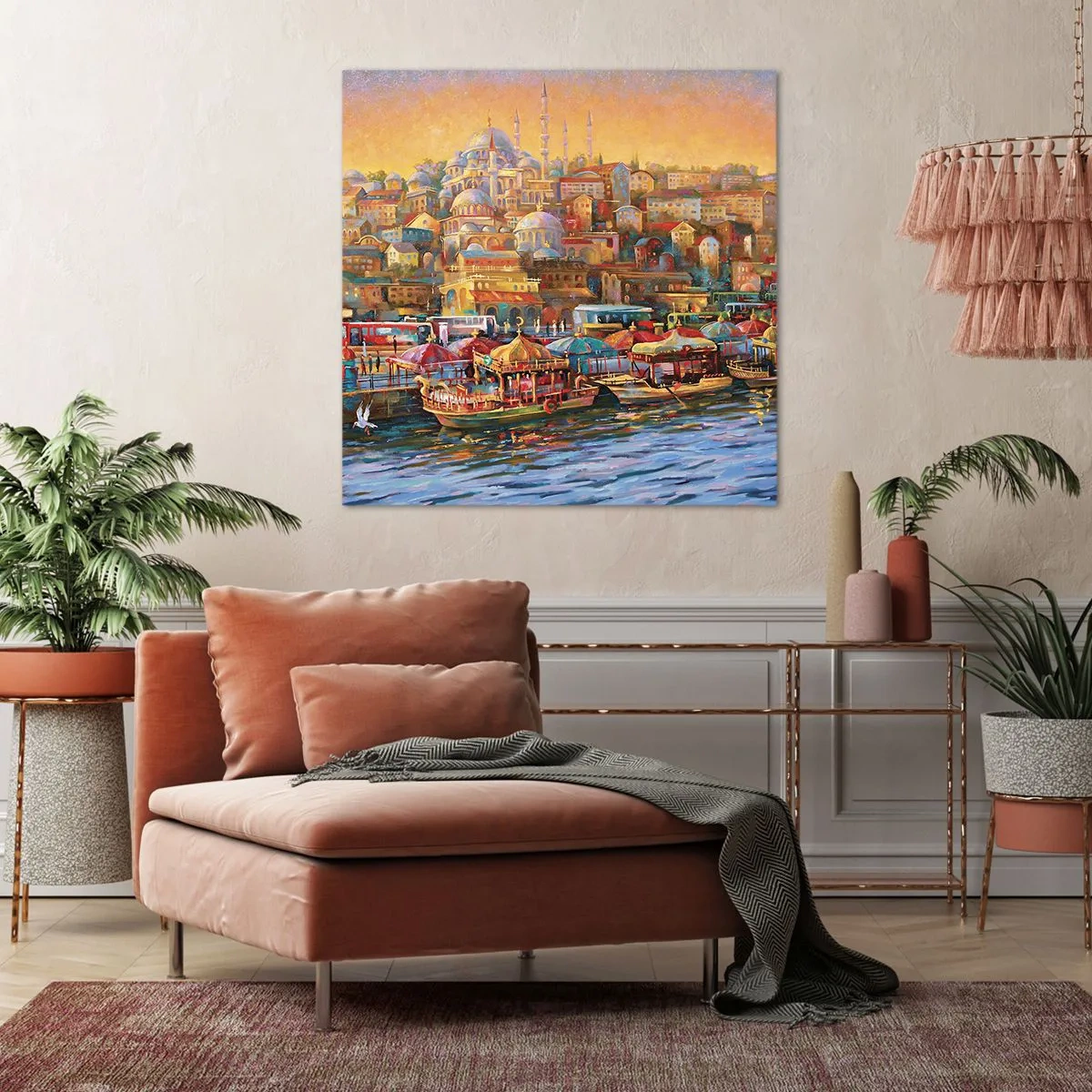 Tablou pe pânză - O poveste din Istanbul - 70x70 cm