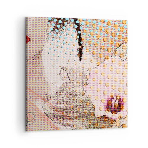 Tablou pe pânză - Eroină de benzi desenate - 50x50 cm