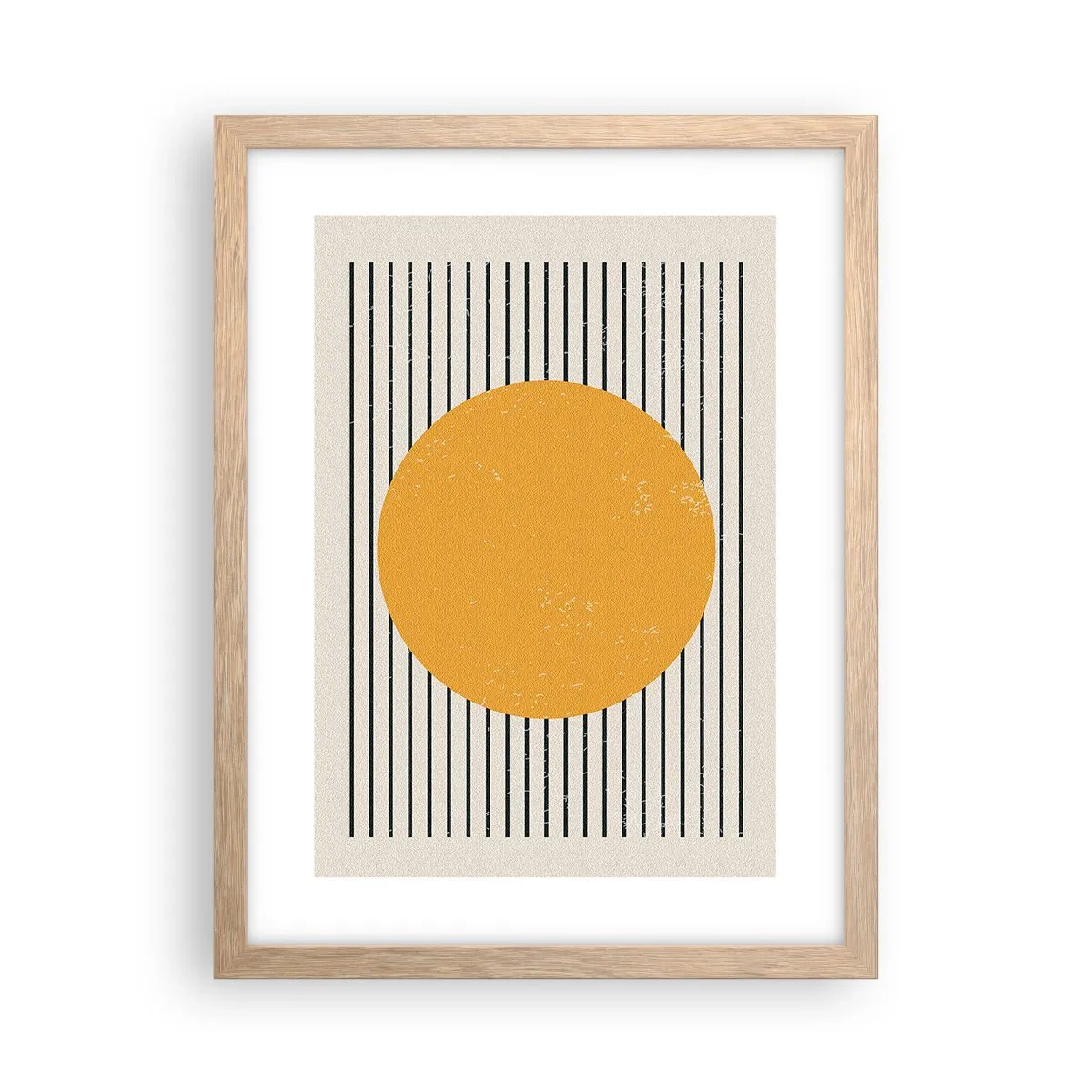 Poster în ramă de stejar deschis - Puterea simplității - 30x40 cm