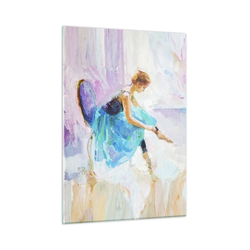 Tablou pe sticlă - Grație inefabilă, farmec subtil - 50x70 cm