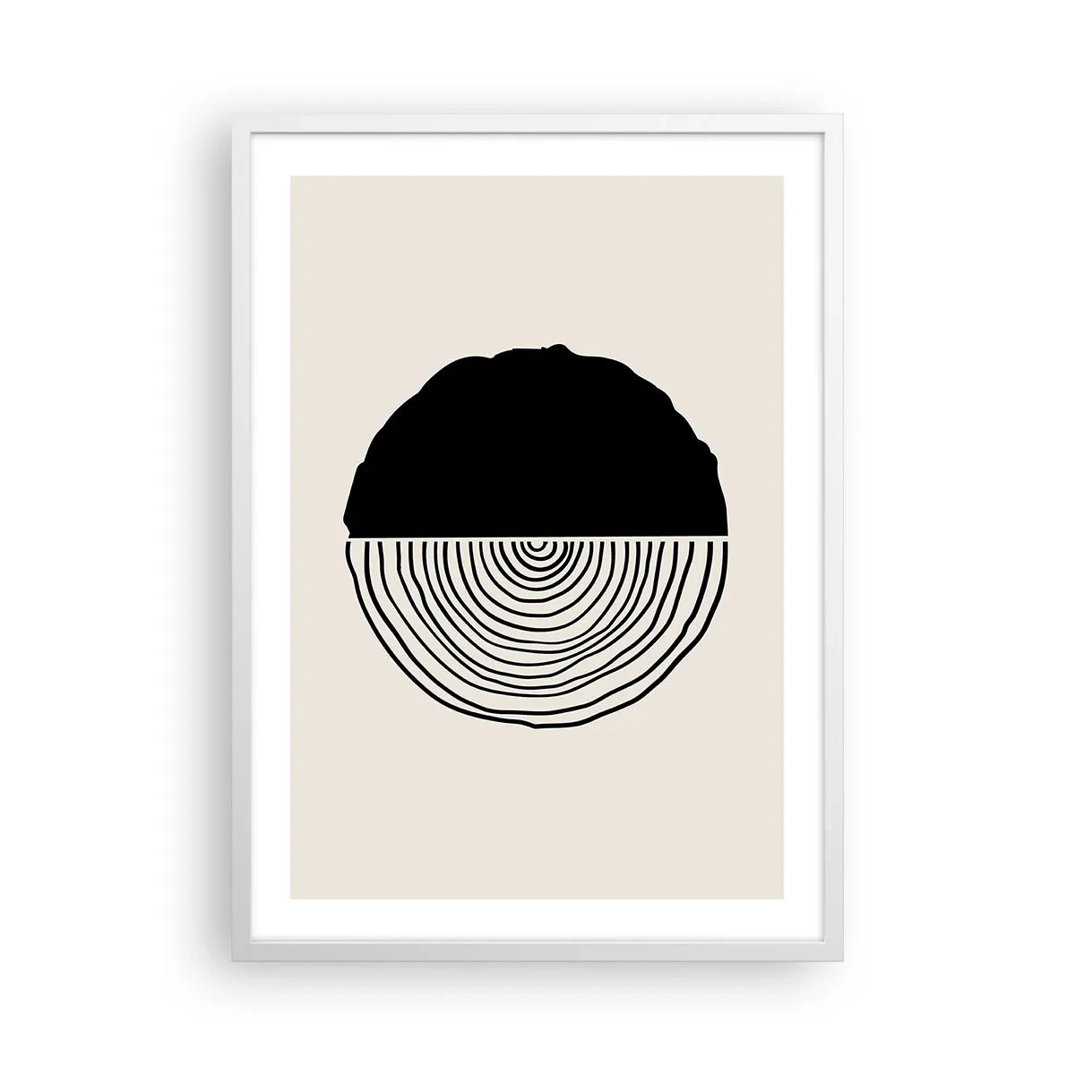 Poster în ramă albă - Jumi-juma - 50x70 cm