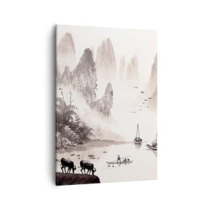 Tablou pe pânză - Viața exotică de zi cu zi a Estului - 50x70 cm