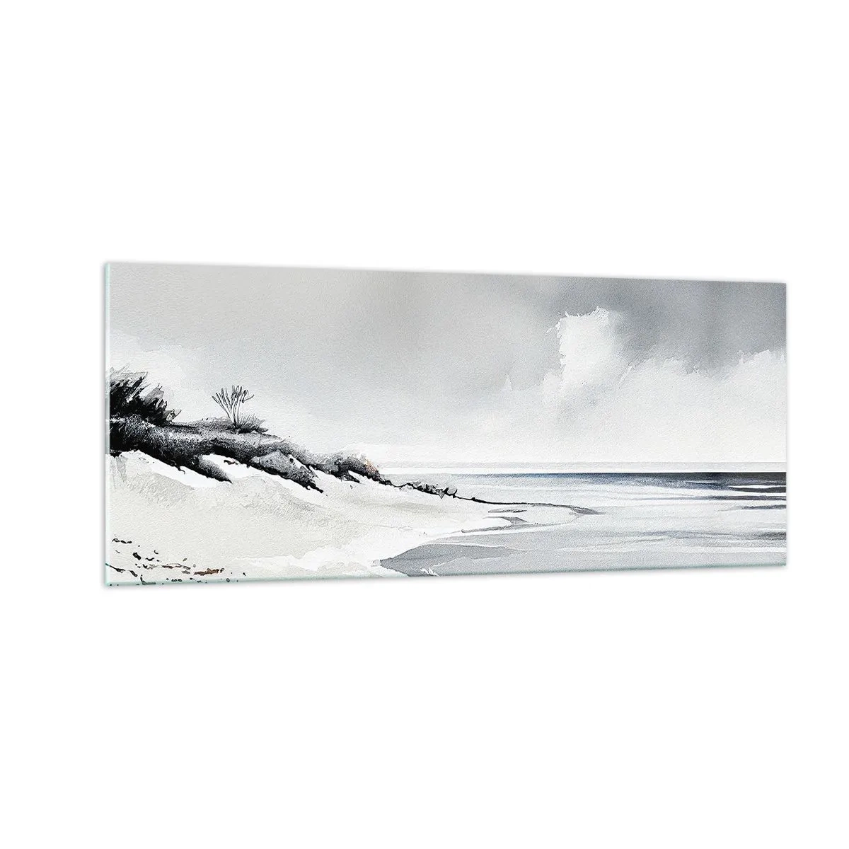 Tablou pe sticlă - Întotdeauna împreună - 100x40 cm