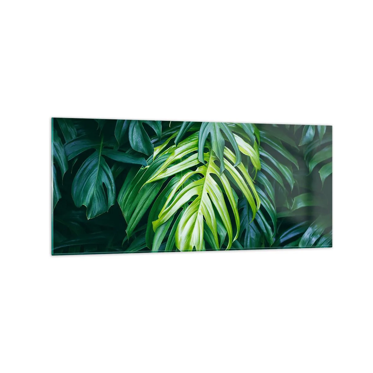 Tablou pe sticlă - Scufundă-te în prospețime - 120x50 cm