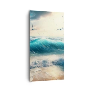 Tablou pe pânză - Sunetul valurilor doar pentru tine - 65x120 cm