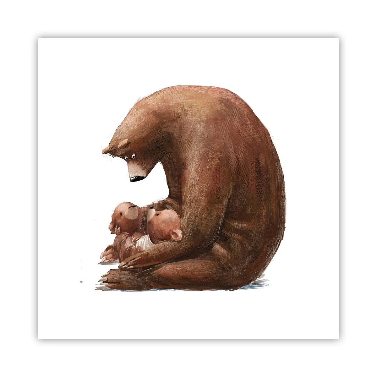 Poster - Vise plăcute, copii - 40x40 cm