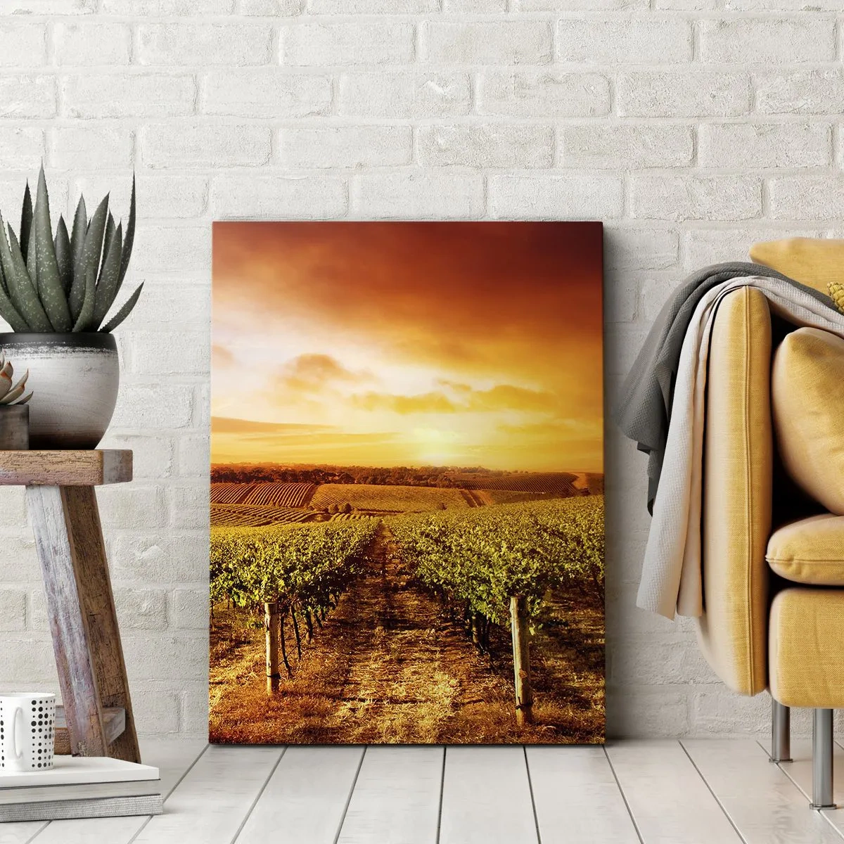 Tablou pe pânză - Cu un iz de fructe, cu o notă de soare - 50x70 cm