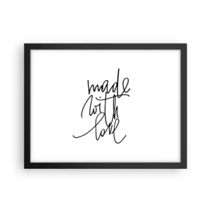 Poster în ramă neagră - Cel mai bun brand - 40x30 cm