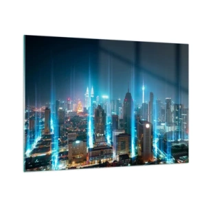 Tablou pe sticlă - Prin Berlin spre cer - 100x70 cm