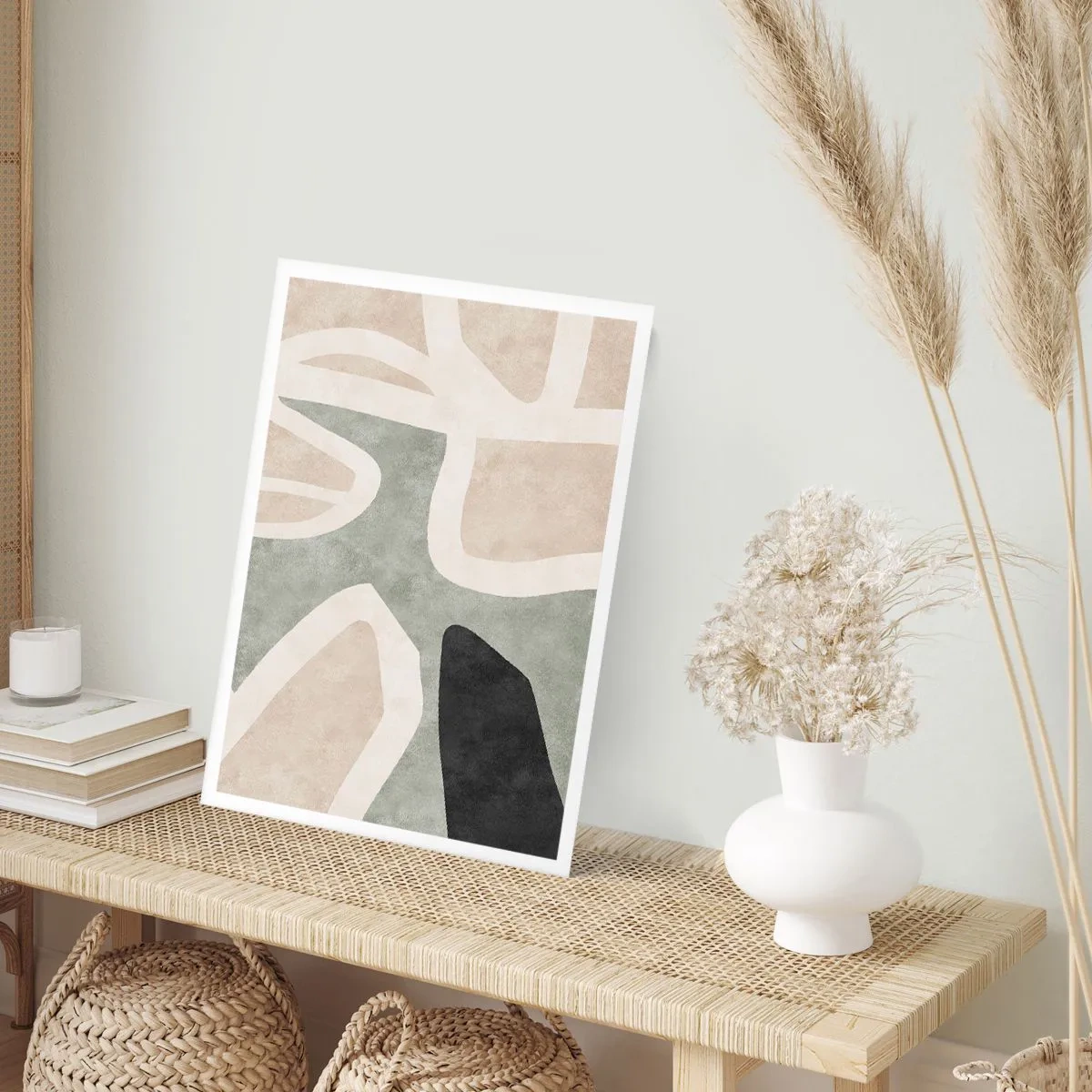 Poster - Compoziție cu motiv negru - 70x100 cm
