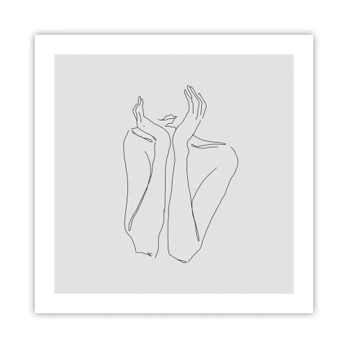 Poster - La ce visează fetele - 50x50 cm