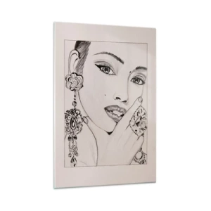 Tablou pe sticlă - Cea mai frumoasă bijuterie - 70x100 cm