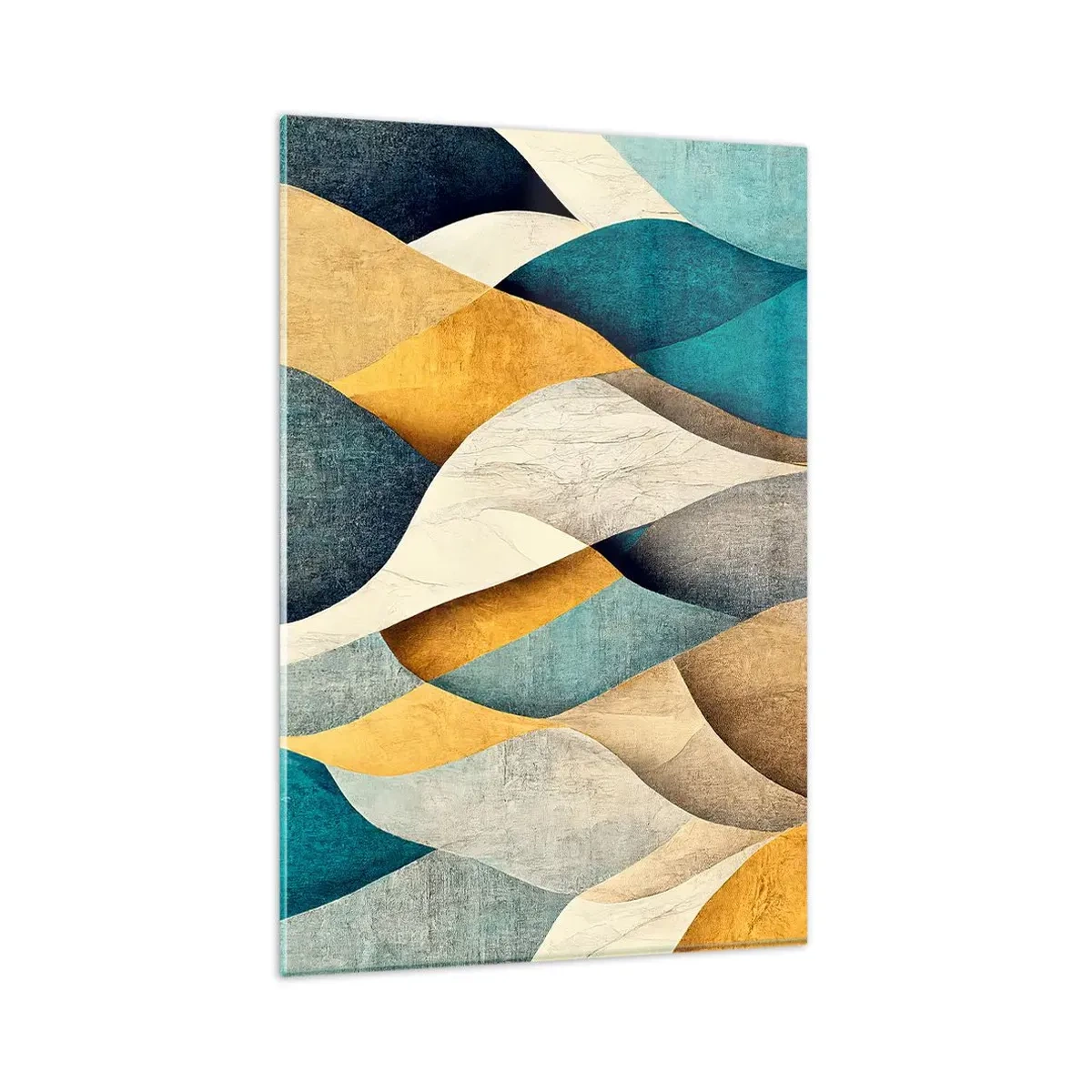 Tablou pe sticlă - Ritm și ondulare - 80x120 cm