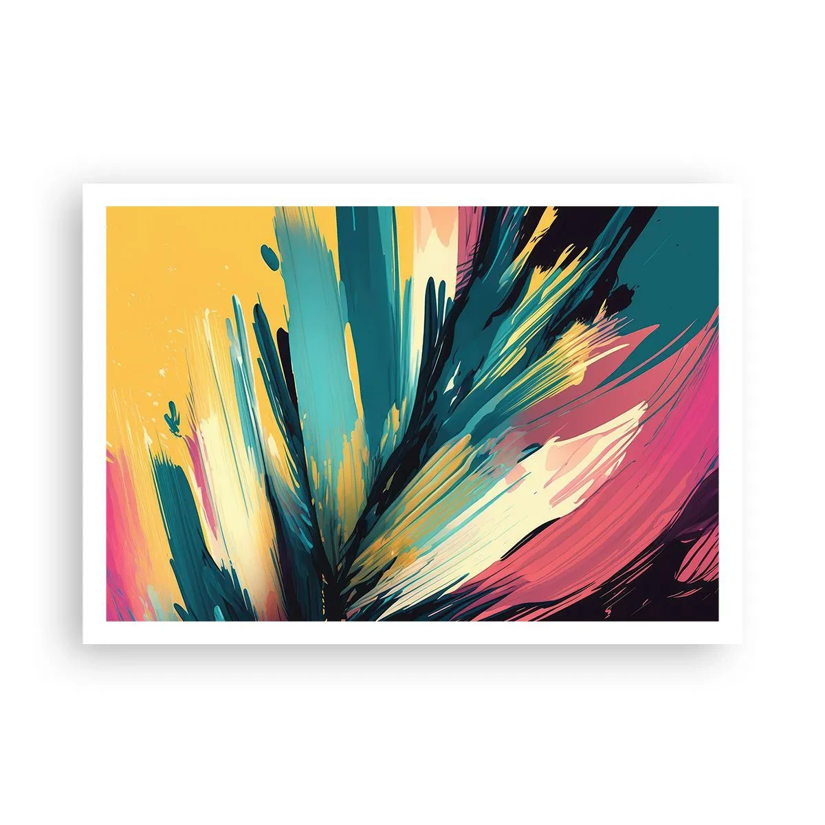 Poster - Compoziția - o explozie de bucurie - 100x70 cm
