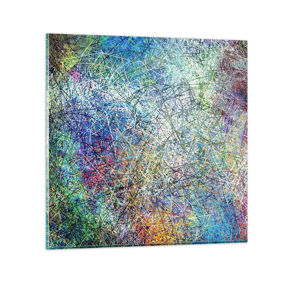 Tablou pe sticlă - Nu este atât de simplu - 30x30 cm