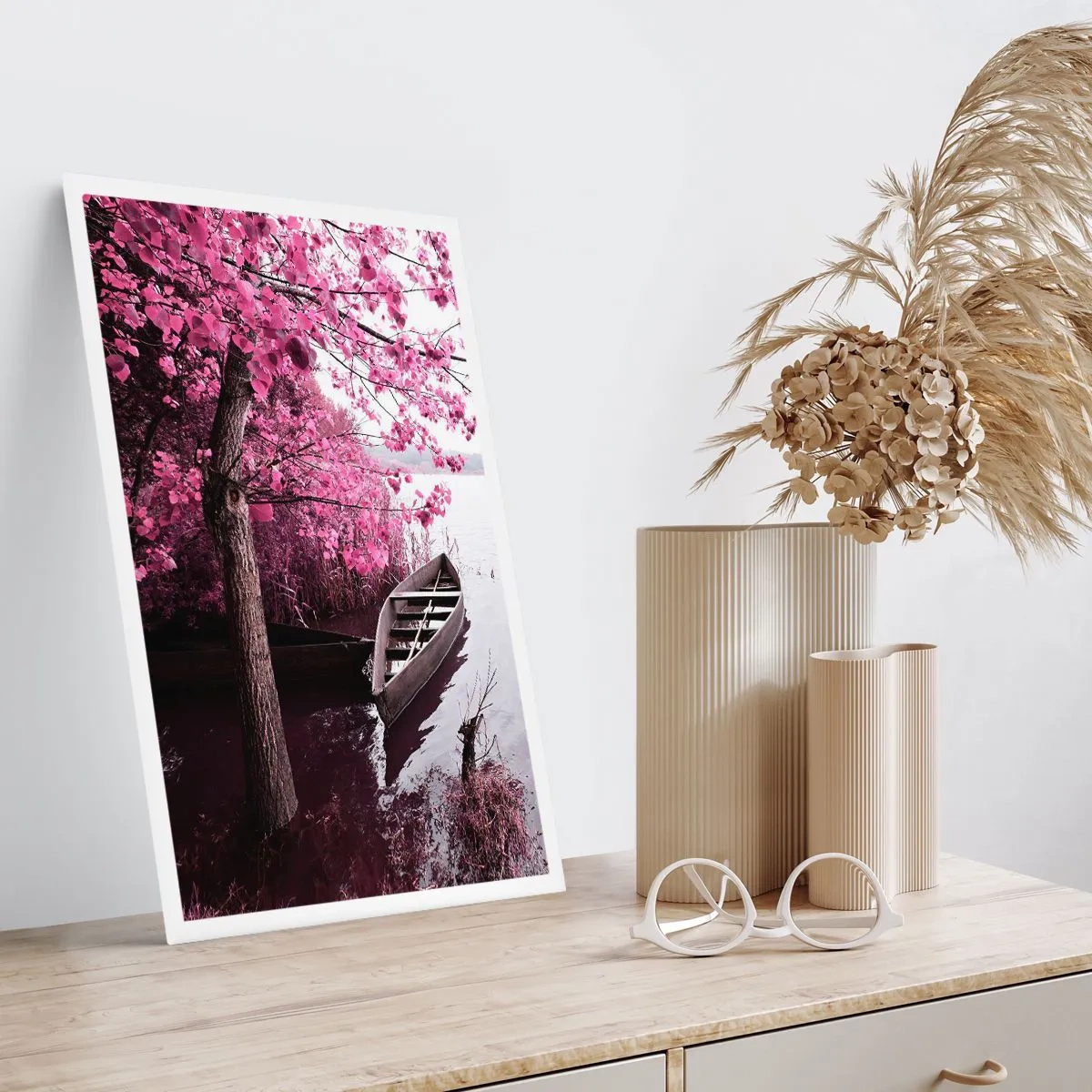 Poster - În tăcerea roz - 50x70 cm