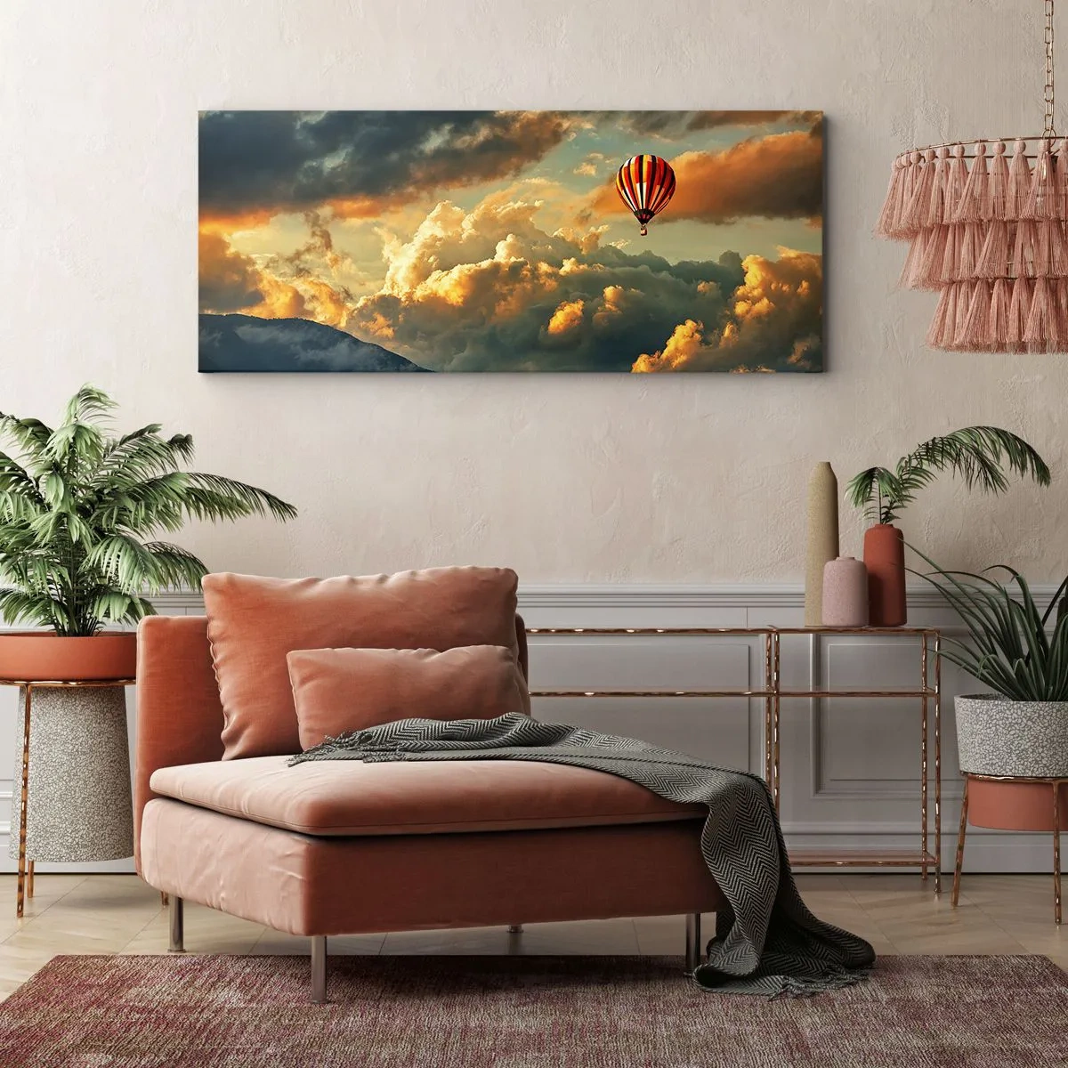 Tablou pe pânză - Zbor pentru că vreau - 100x40 cm