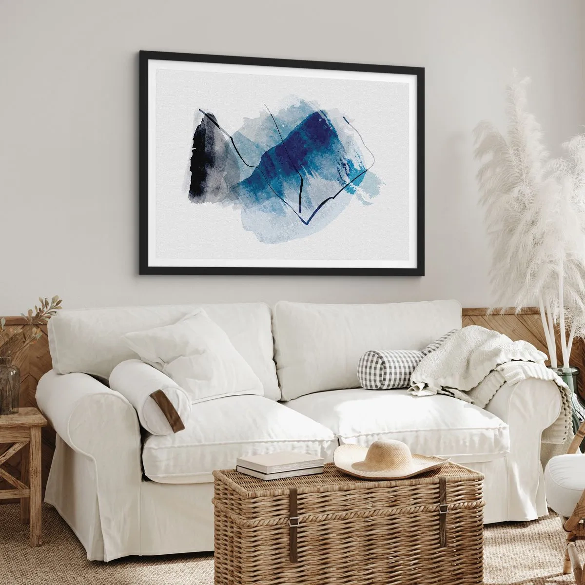 Poster în ramă neagră - Iceberg - 100x70 cm