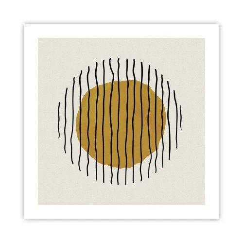 Poster - Abstracție tremurândă de căldură - 50x50 cm