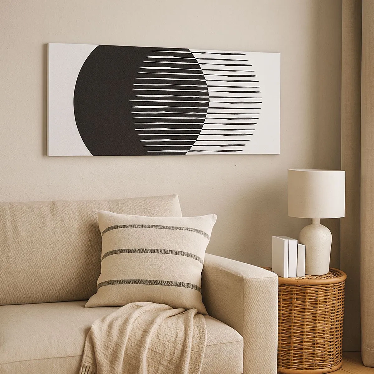 Tablou pe pânză - Alter ego-ul său - 100x40 cm