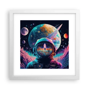 Poster în ramă albă - Visul nevisat al filozofiilor - 30x30 cm