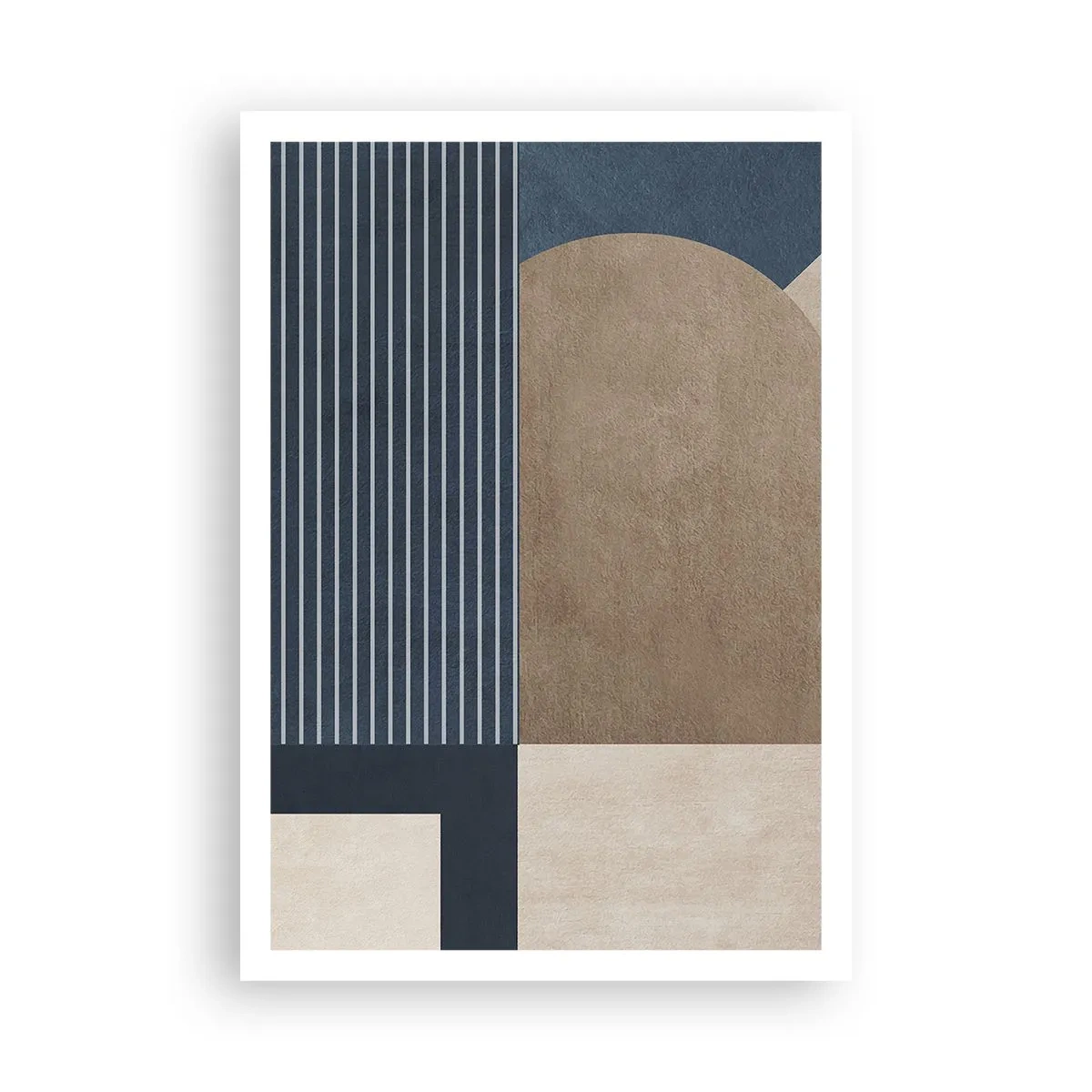 Poster - Compoziție de simplitate și rotunjime - 70x100 cm