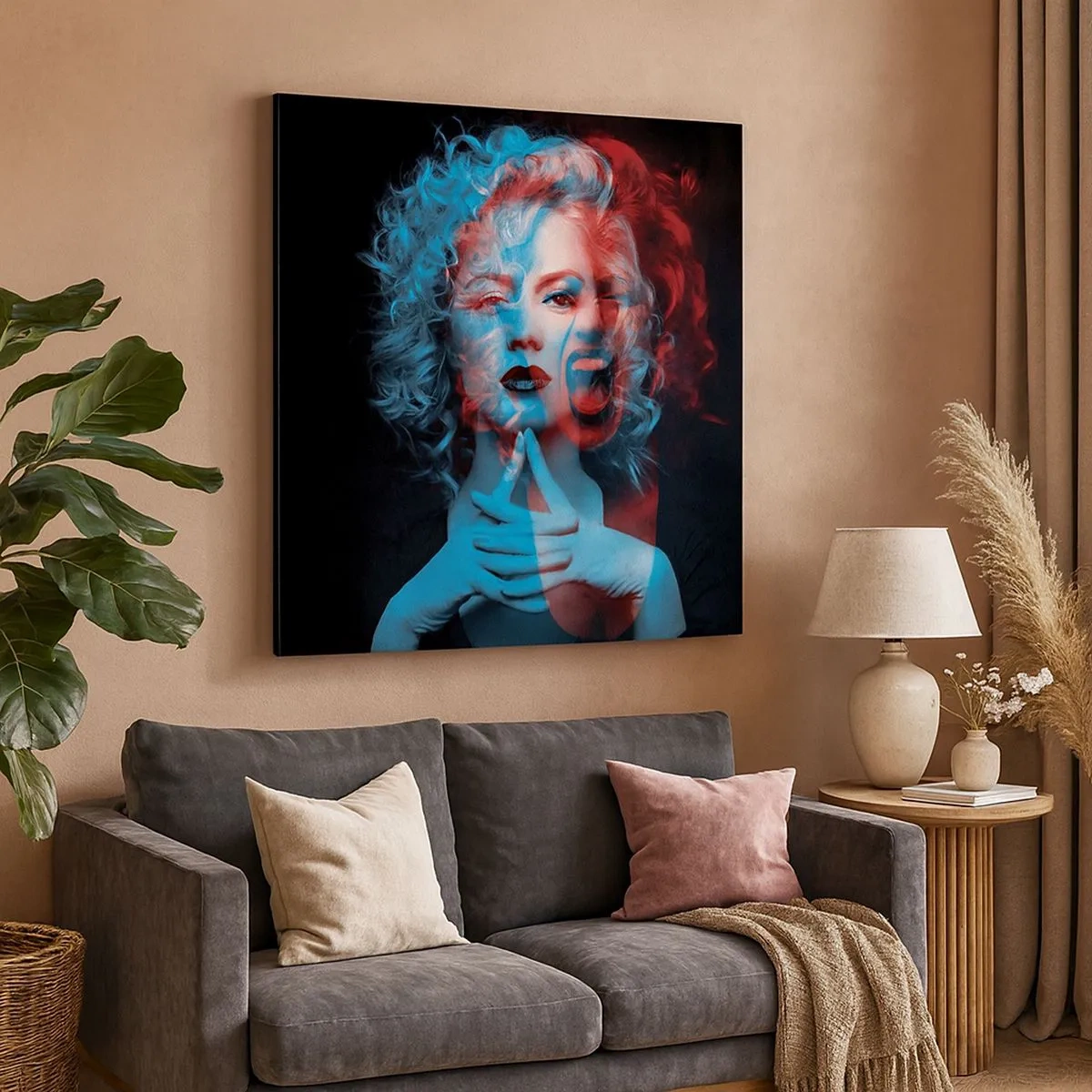 Tablou pe pânză - Alter ego - 30x30 cm