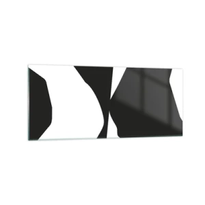 Tablou pe sticlă - Pozitiv -negativ - 120x50 cm