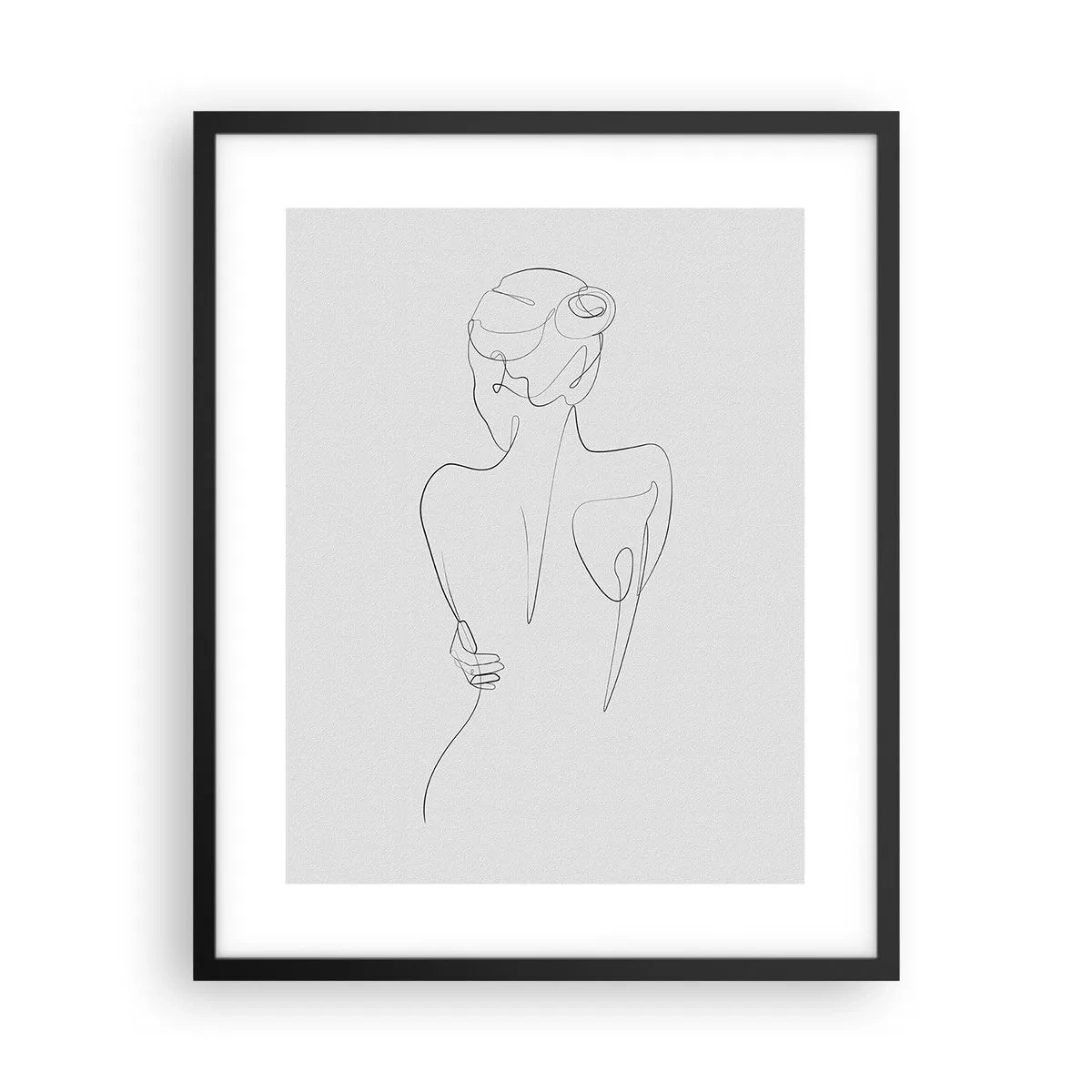 Poster în ramă neagră - Muzica corpului - 40x50 cm