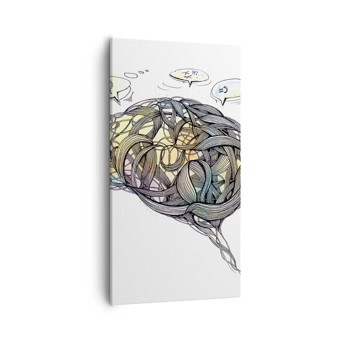 Tablou pe pânză - Omul - marea enigmă - 55x100 cm