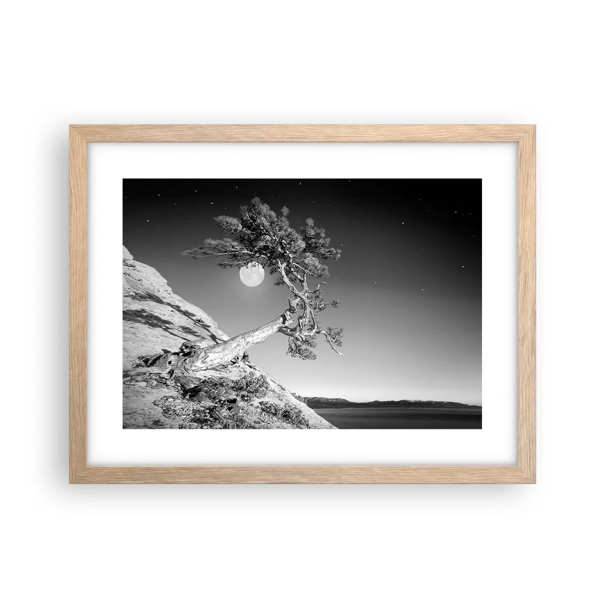 Poster în ramă de stejar deschis - Războinicul victorios - 40x30 cm